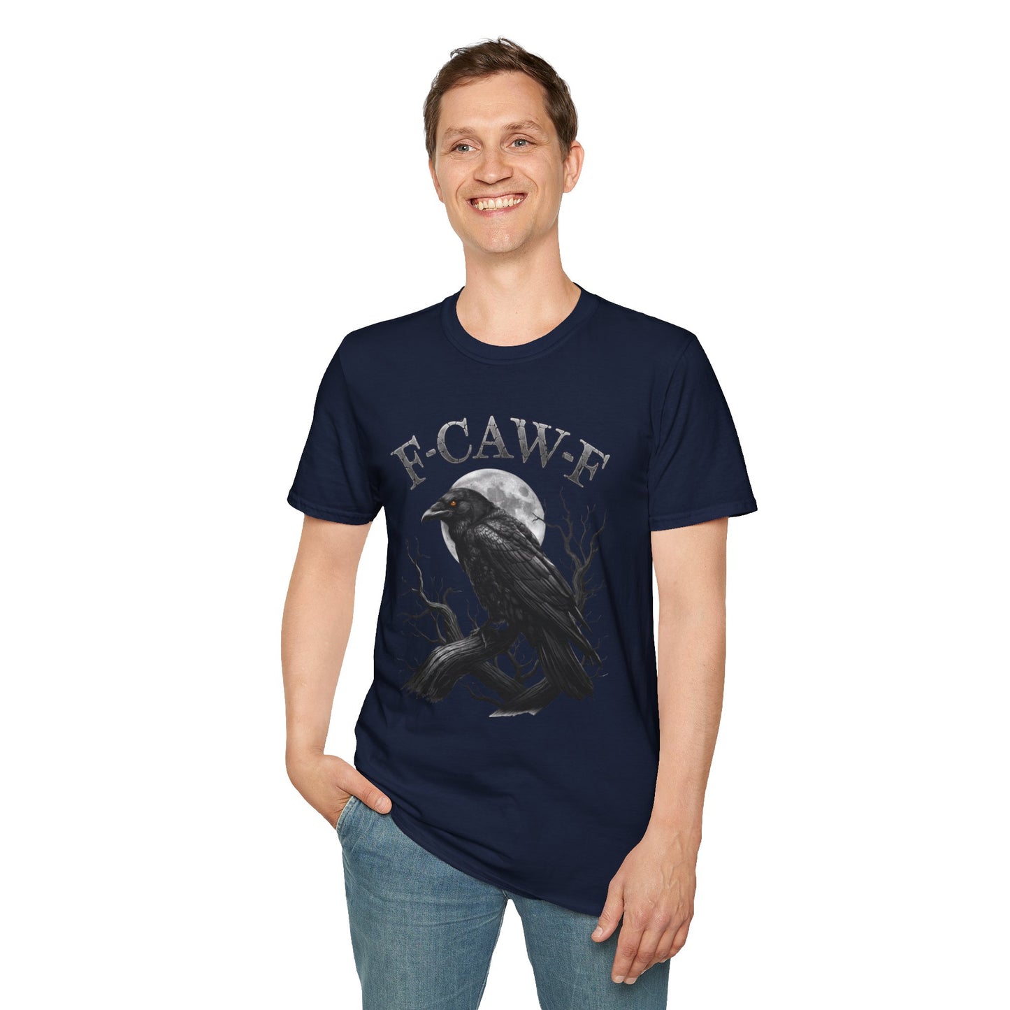 Raven Moon 'F-CAW-F' Gothic Graphic Tee