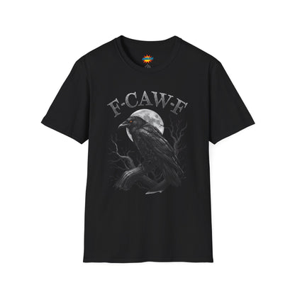 Raven Moon 'F-CAW-F' Gothic Graphic Tee