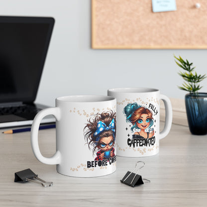 Fully Caffeinated Funny Coffee Mug Gift