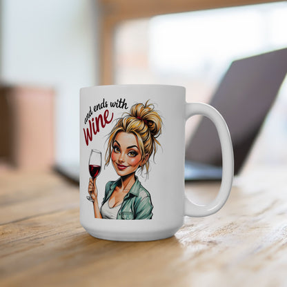 My Day Starts with Coffee Mug